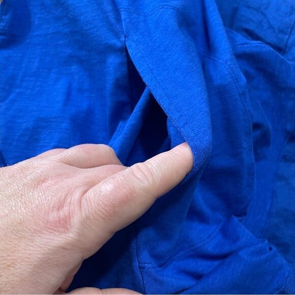 Tommy Bahama navy bottom ruffled mini‎ sundress dress size medium - Picture 6 of 7